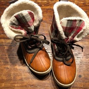 Sorel Sz 8 Tivoli Plaid Waterproof Boots